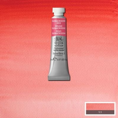 Tube d’aquarelle 5mL extra-fine Winsor & Newton Pro – Rouge quinacridone 548 Série 3