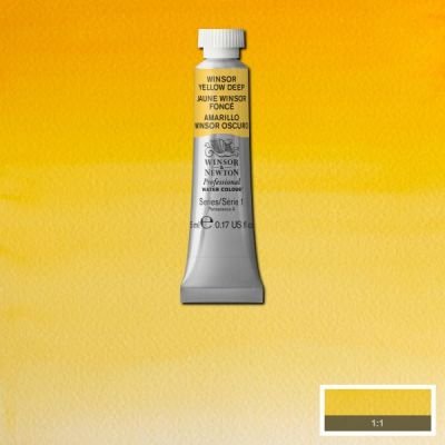 Tube d’aquarelle 5mL extra-fine Winsor & Newton Pro – Jaune Winsor foncé 731 Série 1