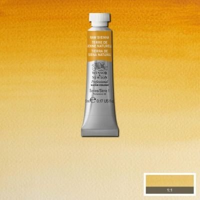 Tube d’aquarelle 5mL extra-fine Winsor & Newton Pro – Terre de sienne naturelle 552 Série 1