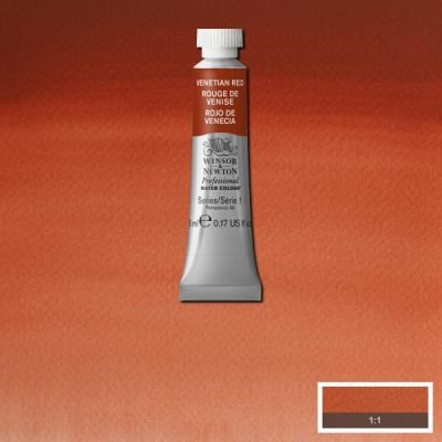 Tube d’aquarelle 5mL extra-fine Winsor & Newton Pro – Rouge de Venise 678 Série 1