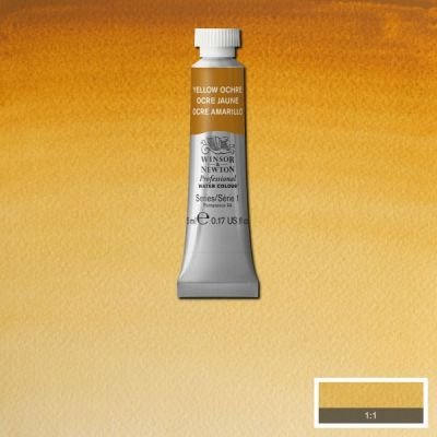 Tube d’aquarelle 5mL extra-fine Winsor & Newton Pro – Ocre jaune 744 Série 1