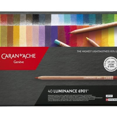 Boîte de 40 crayons de couleur Luminance Caran d’Ache