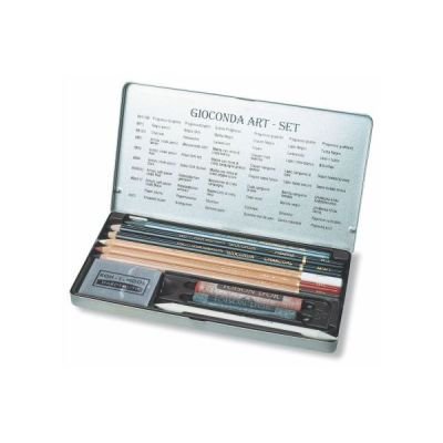 Boîte Art Set de 10 crayons, pastels et accessoires Toison d’Or