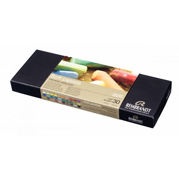 Boîte de 30 demi-pastels Rembrandt