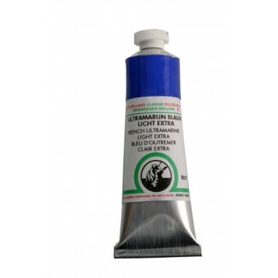 Tube de peinture à l’huile 18mL Old Holland extra-fine – Outremer français clair (French ultramarine light extra) 37