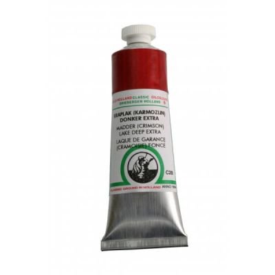 Tube de peinture à l’huile 18mL Old Holland extra-fine – Laque de garance cramoisie foncée (Madder crimson lake deep extra) 28