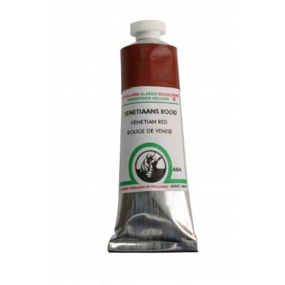 Tube de peinture à l’huile 18mL Old Holland extra-fine – Rouge vénitien (Venetian red) 64