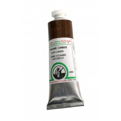 Tube de peinture à l’huile 18mL Old Holland extra-fine – Terre d’ombre naturelle (Raw umber) 69