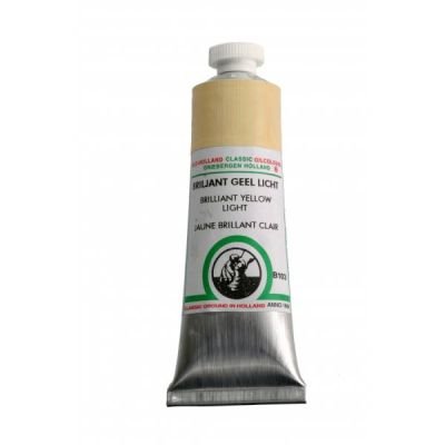 Tube de peinture à l’huile 18mL Old Holland extra-fine – Jaune clair brillant (Brilliant yellow light) 103