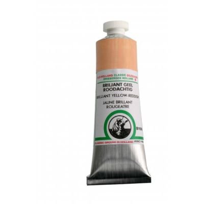 Tube de peinture à l’huile 18mL Old Holland extra-fine – Jaune brillant rougeâtre (Brilliant yellow-reddish) 109