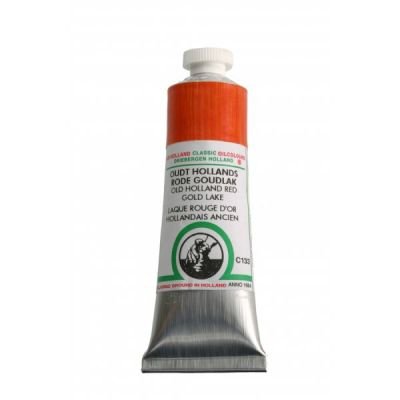 Tube de peinture à l’huile 18mL Old Holland extra-fine – Laque rouge or (Red gold lake) 133