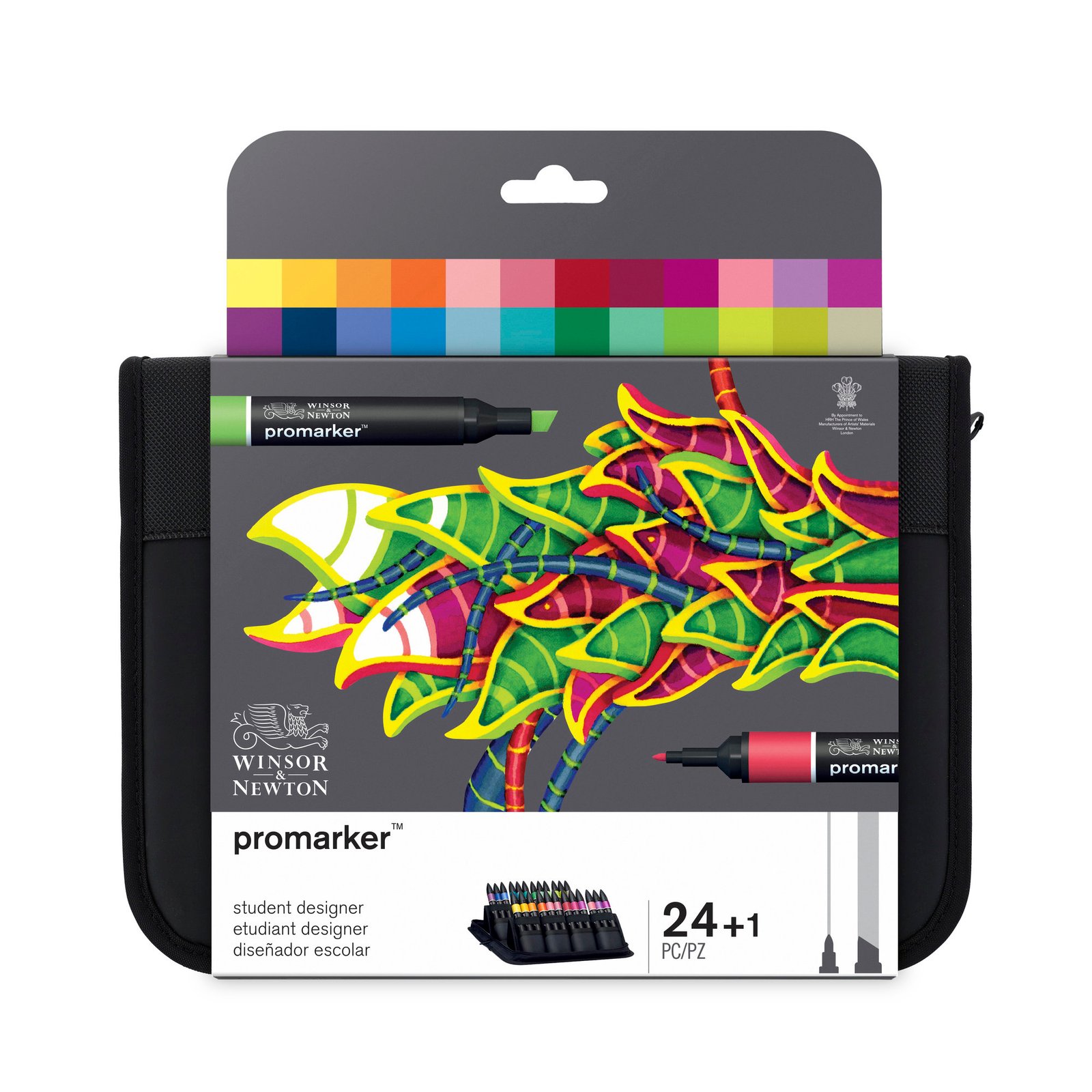 Assortiment de 24 feutres Promarker – Trousse Etudiant Designer