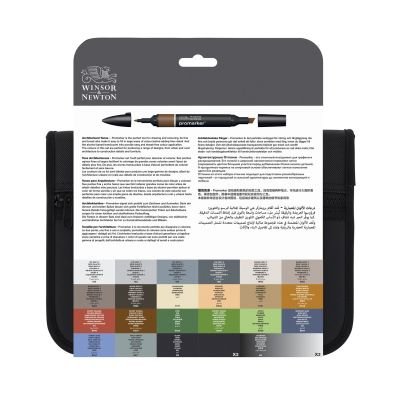 Assortiment de 24 feutres Promarker – Trousse Architecture