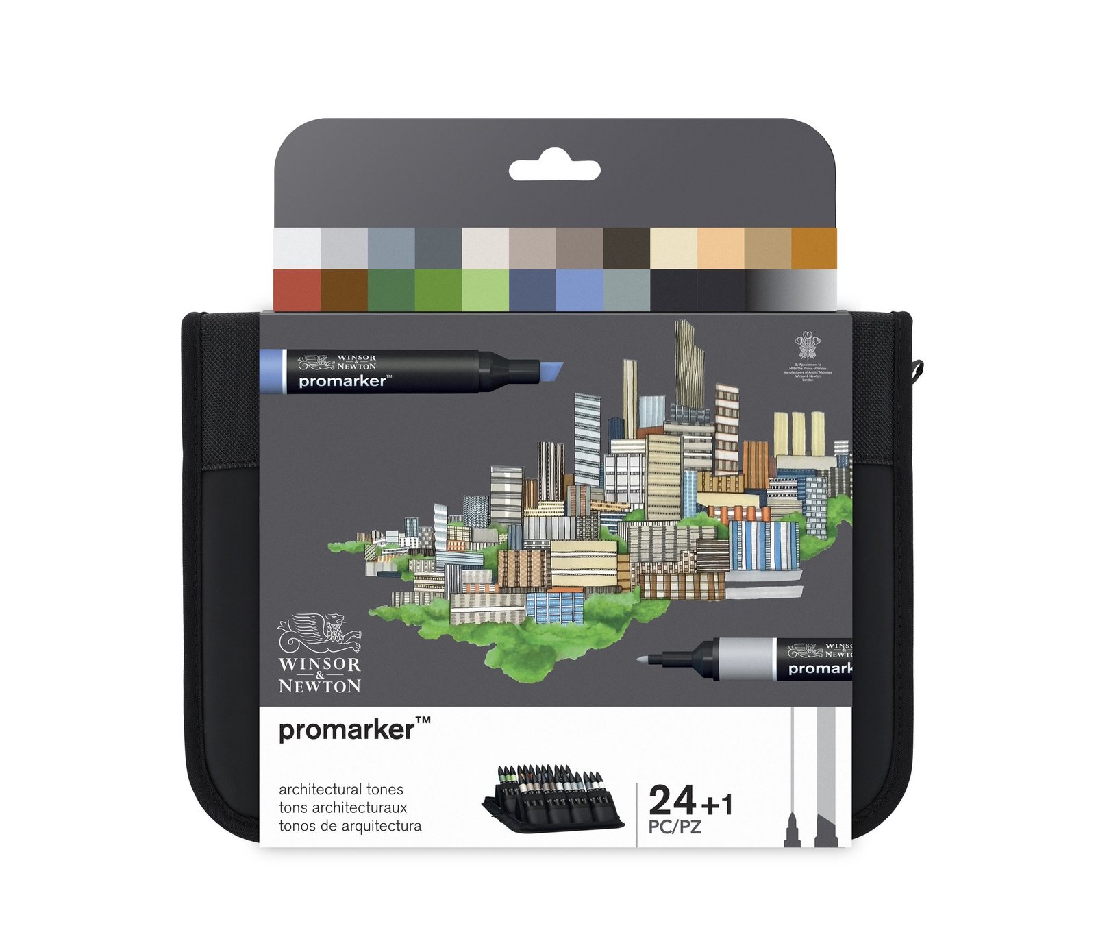 Assortiment de 24 feutres Promarker – Trousse Architecture