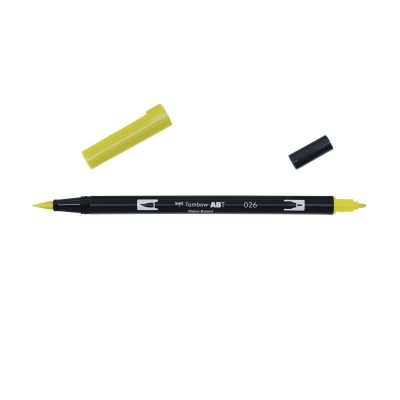 Feutre Tombow ABT Dual brush pen – Jaune or 026
