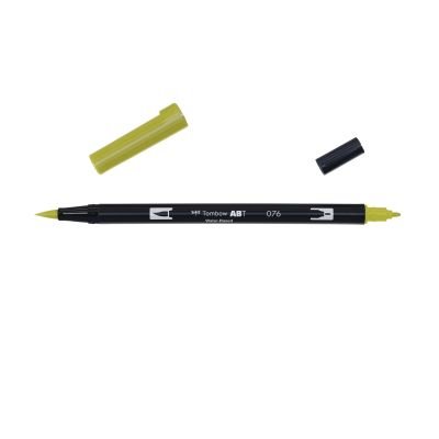 Feutre Tombow ABT Dual brush pen – Ocre vert 076
