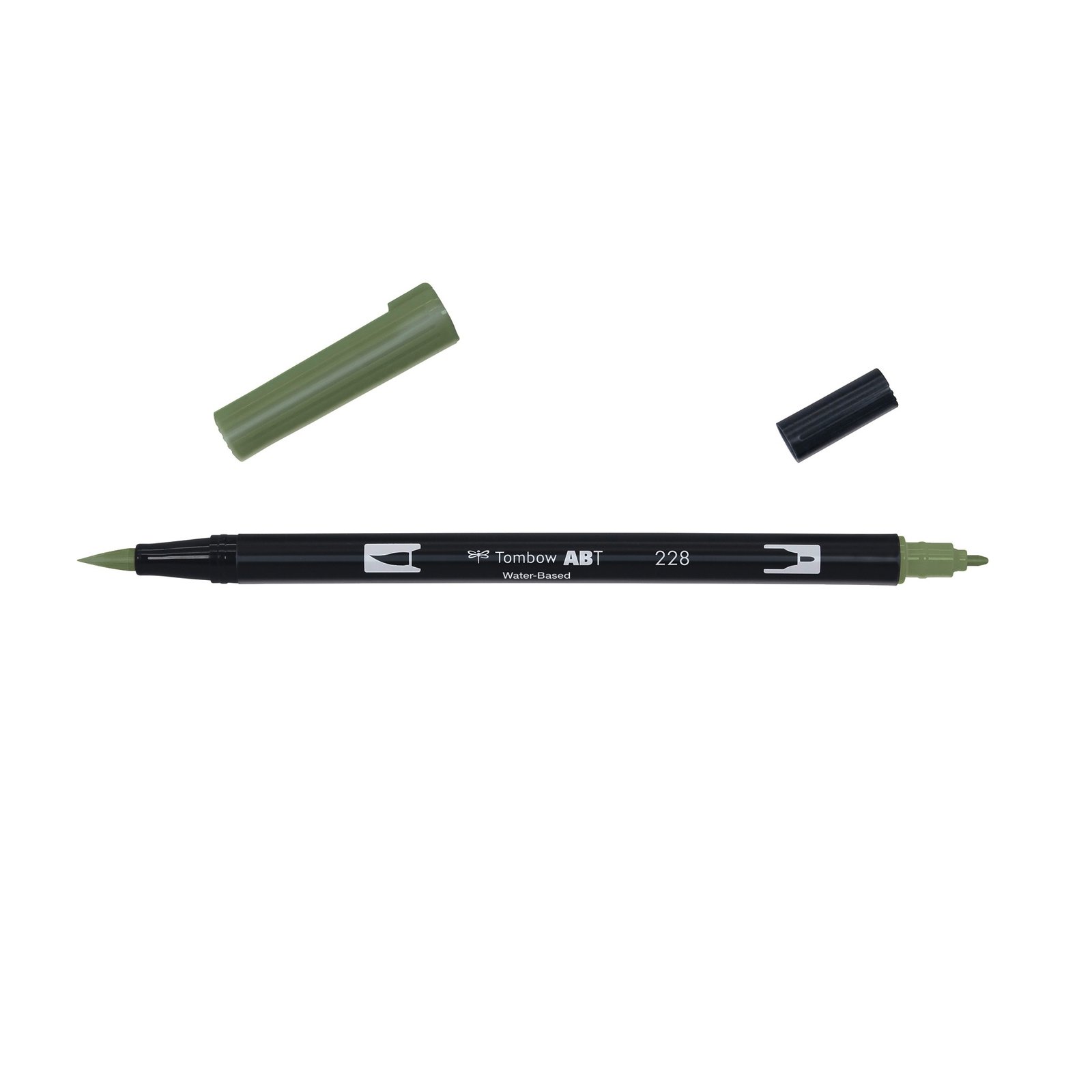 Feutre Tombow ABT Dual brush pen – Vert gris 228