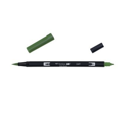 Feutre Tombow ABT Dual brush pen – Vert chasseur 249