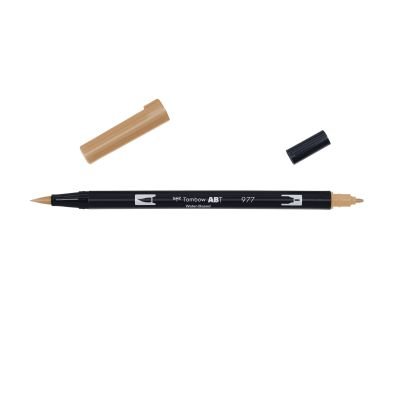 Feutre Tombow ABT Dual brush pen – Marron cuir 977
