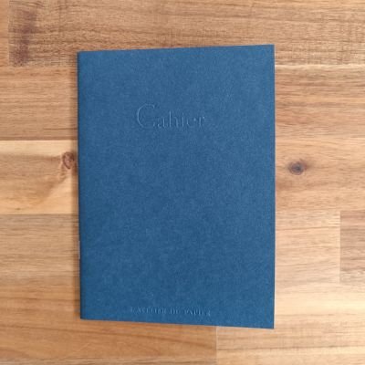 CAHIER ATELIER DU PAPIER A5 COUVERTURE BLEUE