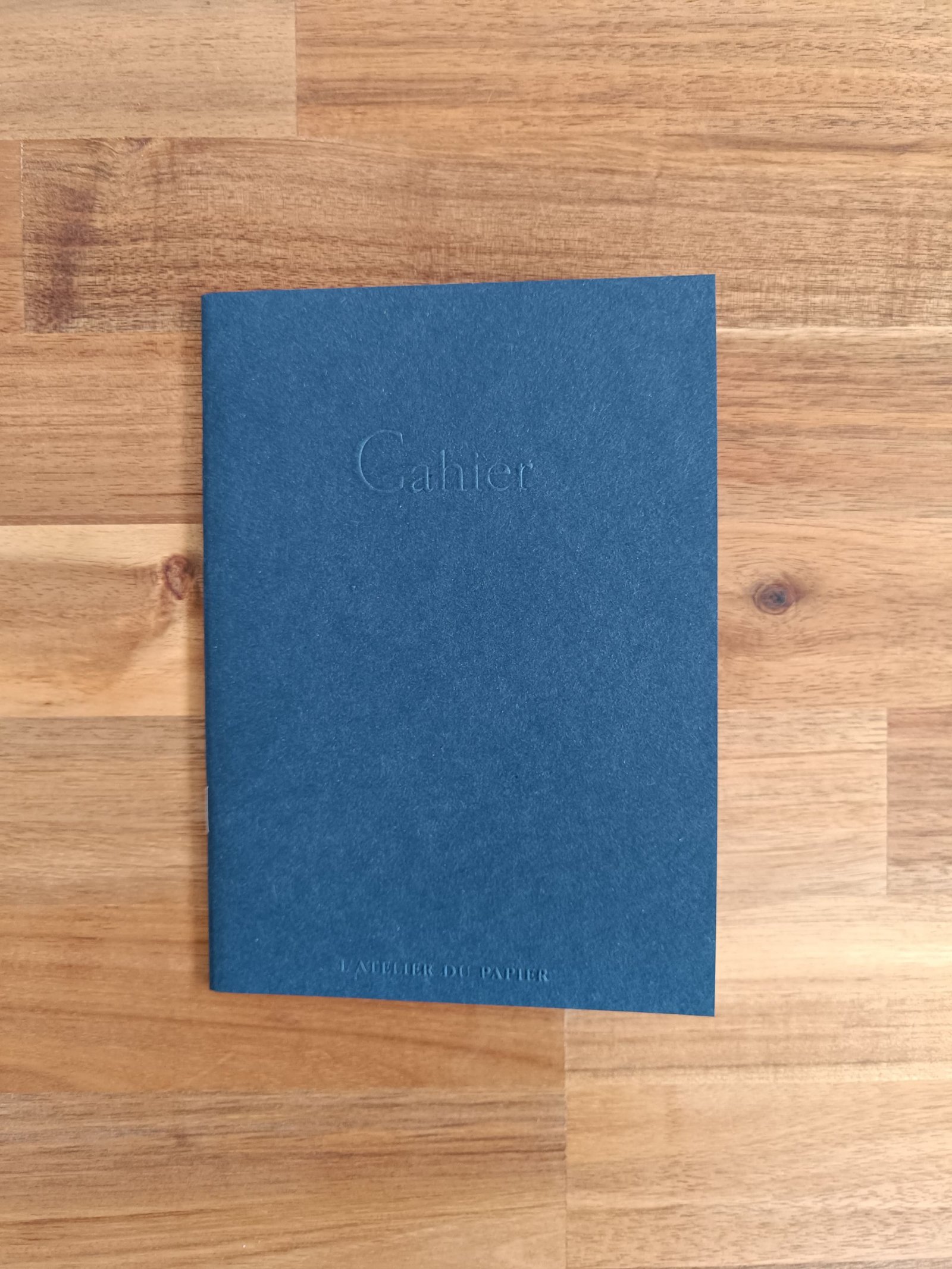 CAHIER ATELIER DU PAPIER A5 COUVERTURE BLEUE