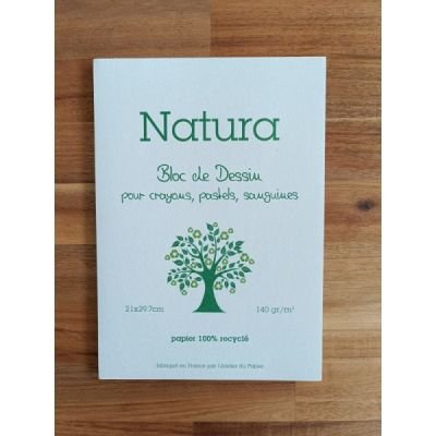 Natura Bloc 140G format A4 blanc