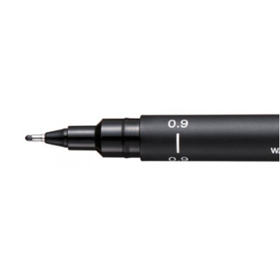Feutre Uni-Pin noir 0,9mm
