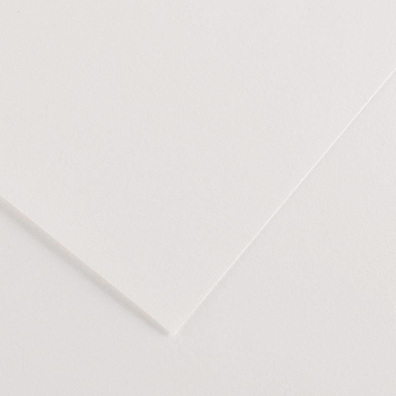 Feuille de papier Canson Vivaldi 120g Blanc 1 format 50x65cm (retrait en boutique seulement)