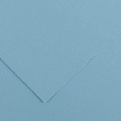 Feuille de papier Vivaldi 240g bleu ciel 20 format 50x65cm (retrait en boutique seulement)