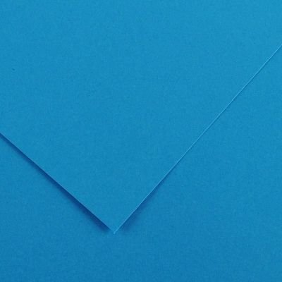 Feuille de papier Vivaldi 240g bleu azur 22 format 50x65cm (retrait en boutique seulement)