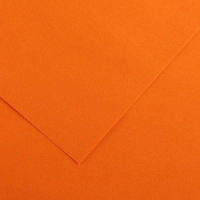 Feuille de papier Vivaldi 240g orange 9 format 50x65cm (retrait en boutique seulement)