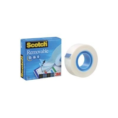 Rouleau adhésif repositionnable Scotch 19mm x 32,9m