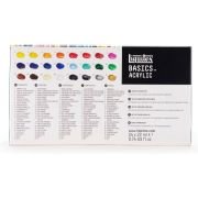 Pack de 24 tubes 22mL d’acrylique Basics