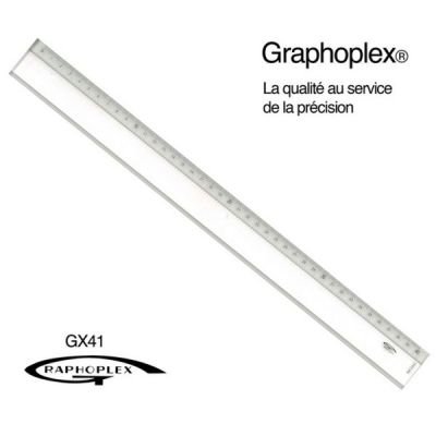 Règle transparente Graphoplex 40cm