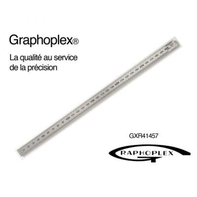 Réglet métal gradué 30cm