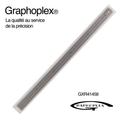 Réglet métal gradué 50cm