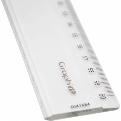 Règle transparente graduée Graph’it 60cm