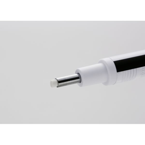 Stylo gomme mono zero pointe ronde étui blanc / bleu / noir