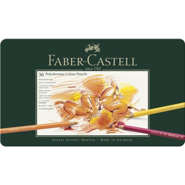 Boîte de 36 crayons de couleur Polychromos