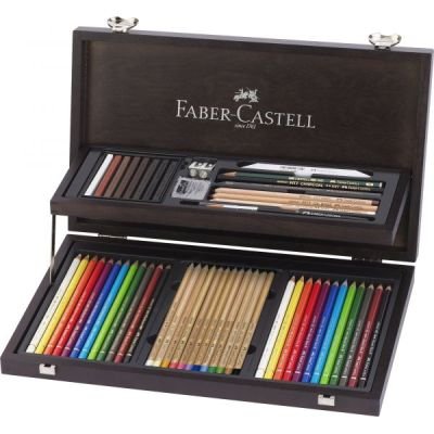 Coffret bois Beaux Arts Faber Castell