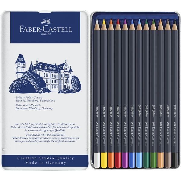 Boîte de 12 crayons de couleur Goldfaber