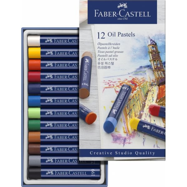 Boite de 12 pastels à l’huile Faber Castell