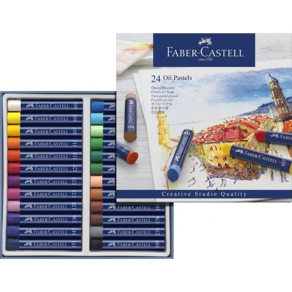 Boîte de 24 pastels à l’huile Faber Castell
