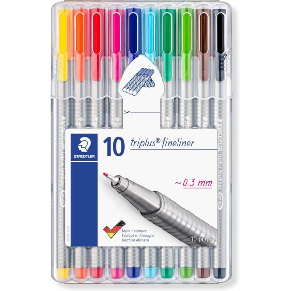 FEUTRES FINELINER TRIPLUS 10