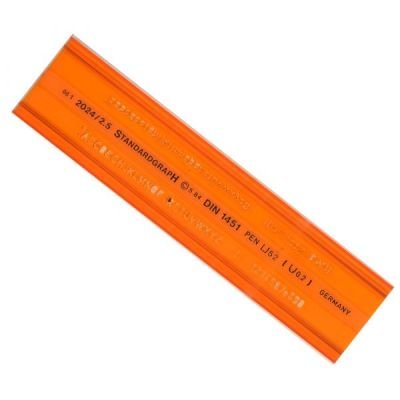TRACE LETTRES ISO 2,5MM STANDARDGRAPH