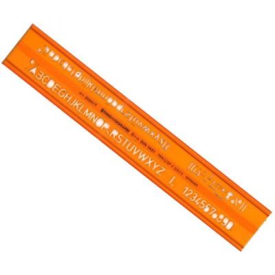 TRACE LETTRES ISO 7MM STANDARDGRAPH
