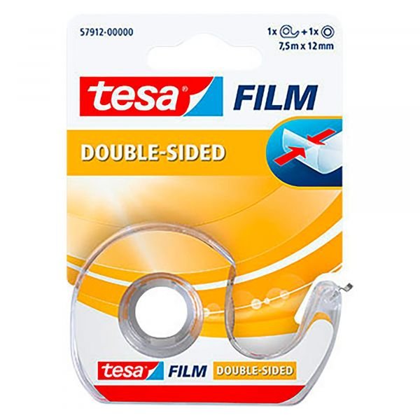 Rouleau adhésif double face Tesa 7,5m x 12mm