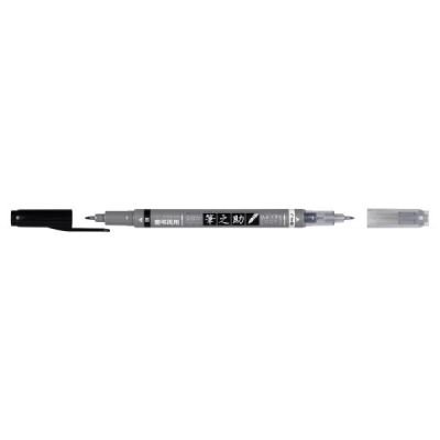 FEUTRE FUDENOSUKE DOUBLE POINTES NOIRE/GRISE