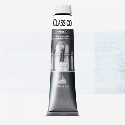 Tube de peinture à l’huile 200mL Classico extra-fine – Blanc super rapide