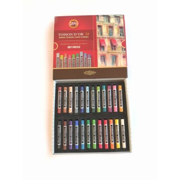 Boîte de 24 pastels secs Toison d’Or